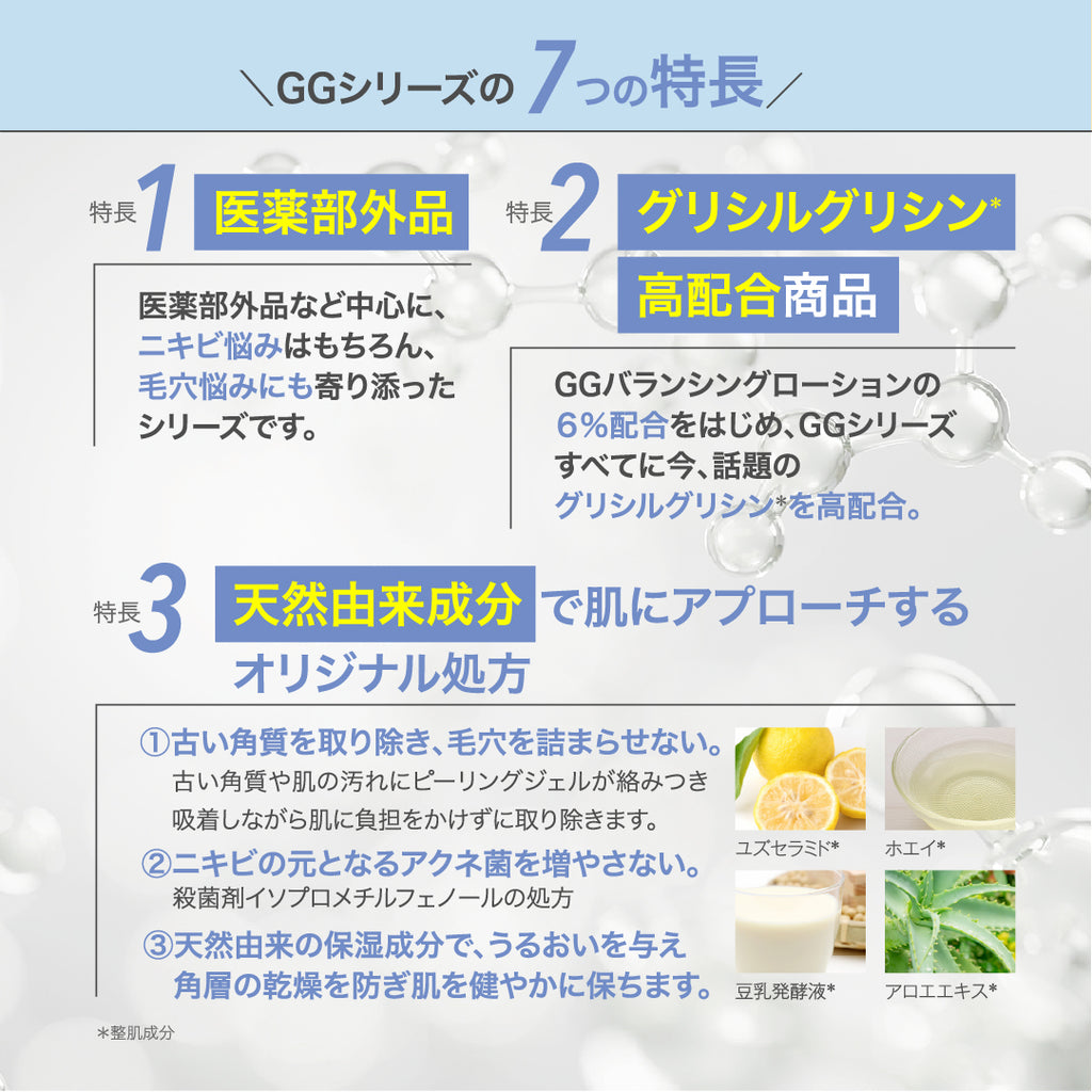 GGシリーズ　薬用GG角質クリアケアジェル グリシルグリシン高配合 ピーリング 角質ケア エイジング 毛穴 ニキピタ 送料無料