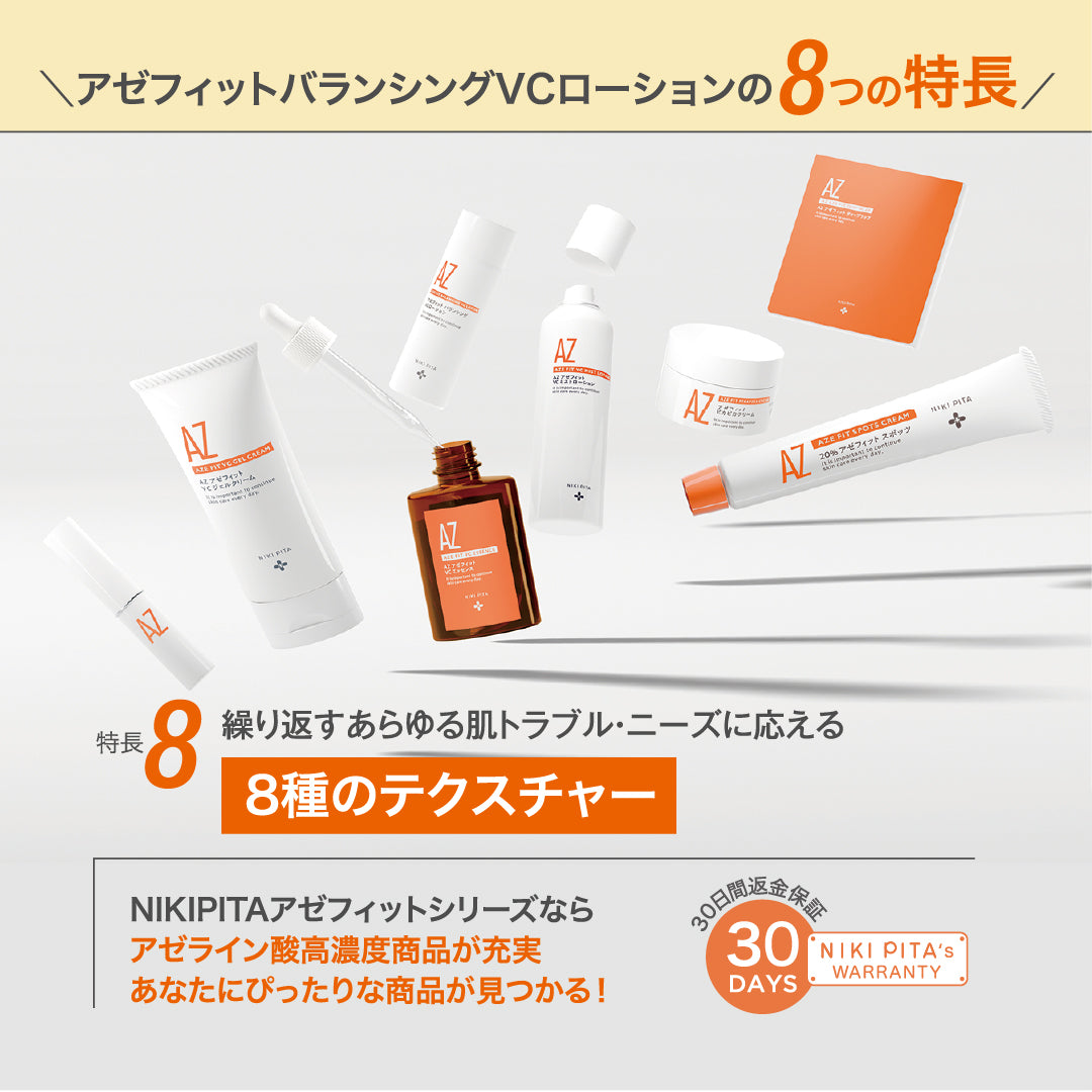 【20%OFF】AZシリーズ アゼフィットバランシングVCローション アゼライン酸高配合 化粧水 毛穴 ニキピタ 送料無料